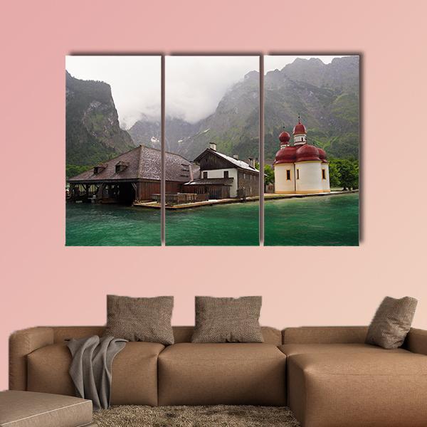 Monastery Of St. Bartholomew Canvas Wall Art-3 Horizontal-Gallery Wrap-37" x 24"-Tiaracle