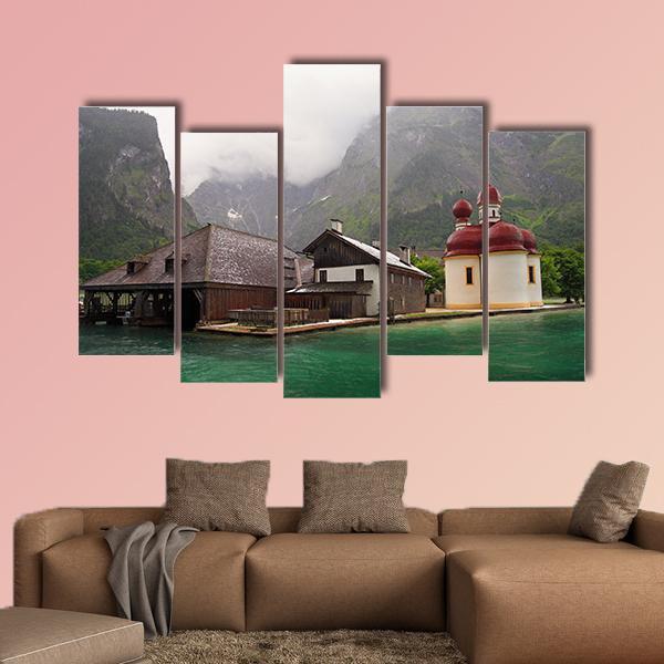 Monastery Of St. Bartholomew Canvas Wall Art-5 Pop-Gallery Wrap-47" x 32"-Tiaracle