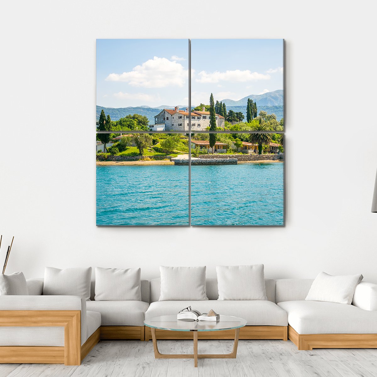 Monastery Of St Michael Canvas Wall Art-4 Square-Gallery Wrap-17" x 17"-Tiaracle