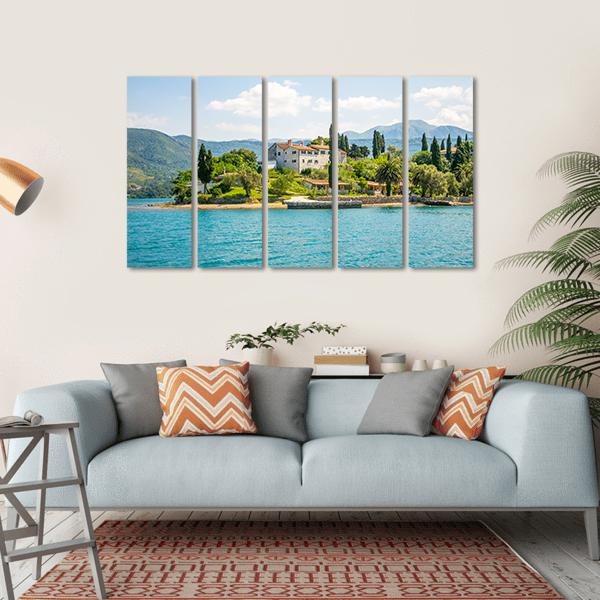 Monastery Of St Michael Canvas Wall Art-5 Horizontal-Gallery Wrap-22" x 12"-Tiaracle