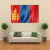 Mongolia Flag Canvas Wall Art-4 Pop-Gallery Wrap-50" x 32"-Tiaracle