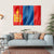 Mongolia Flag Canvas Wall Art-1 Piece-Gallery Wrap-36" x 24"-Tiaracle