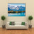 Mont Blanc With Lake Canvas Wall Art-5 Horizontal-Gallery Wrap-22" x 12"-Tiaracle