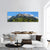 Montana Mountain Landscape Panoramic Canvas Wall Art-1 Piece-36" x 12"-Tiaracle