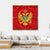 Montenegro Flag Canvas Wall Art-4 Square-Gallery Wrap-17" x 17"-Tiaracle