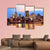 Montreal Over River Canvas Wall Art-4 Pop-Gallery Wrap-50" x 32"-Tiaracle