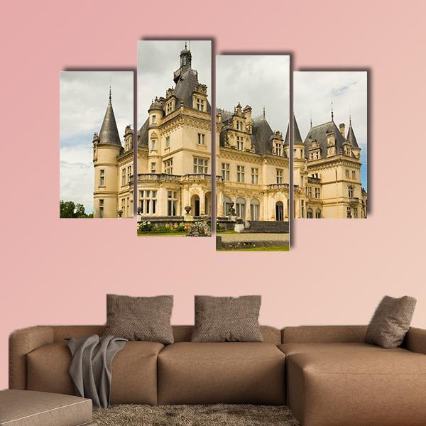 Castle Of Valmirande Canvas Wall Art-4 Pop-Gallery Wrap-50" x 32"-Tiaracle