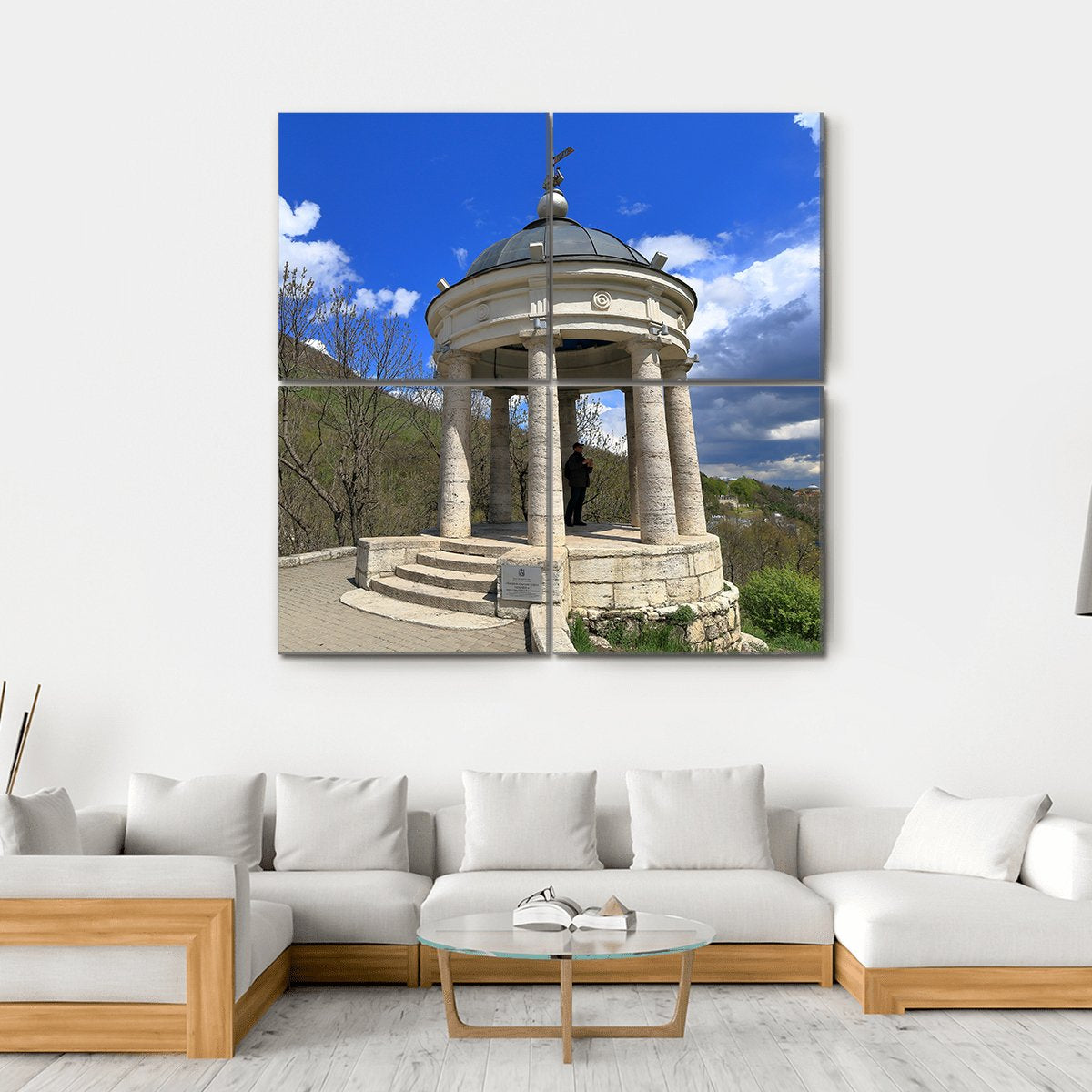 Monument Of Federal Significance Canvas Wall Art-4 Square-Gallery Wrap-17" x 17"-Tiaracle