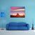 Monument Valley At Sunset Canvas Wall Art-1 Piece-Gallery Wrap-48" x 32"-Tiaracle