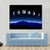 Moon Lunar Cycle Canvas Wall Art-5 Horizontal-Gallery Wrap-22" x 12"-Tiaracle