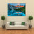 Morning In Moraine Lake Canvas Wall Art-5 Horizontal-Gallery Wrap-22" x 12"-Tiaracle