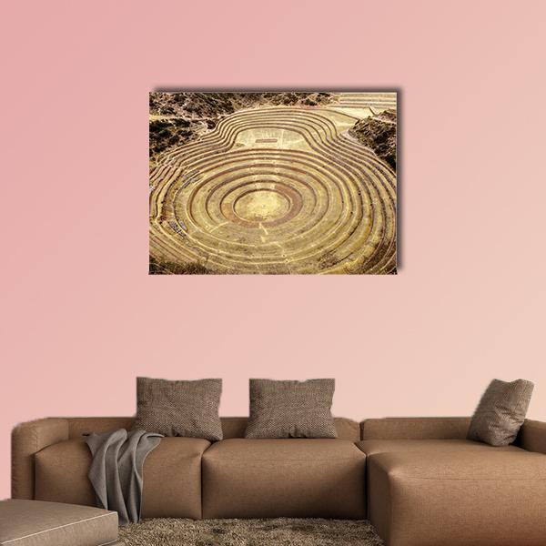 Moray Quechua Peru Canvas Wall Art-1 Piece-Gallery Wrap-48" x 32"-Tiaracle