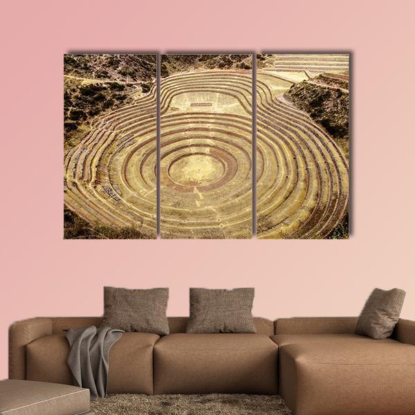 Moray Quechua Peru Canvas Wall Art-3 Horizontal-Gallery Wrap-37" x 24"-Tiaracle