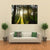 Morning In Pine Forest Canvas Wall Art-4 Horizontal-Gallery Wrap-34" x 24"-Tiaracle