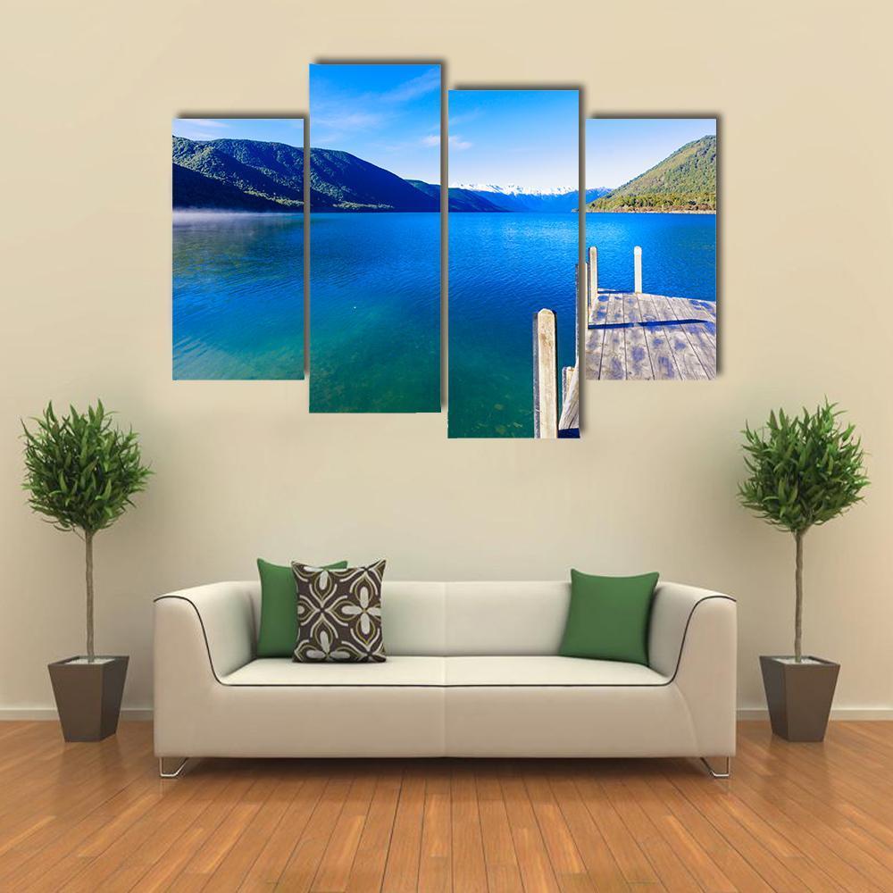 Nelson Lake Wisconsin Canvas Wall Art-4 Pop-Gallery Wrap-50" x 32"-Tiaracle