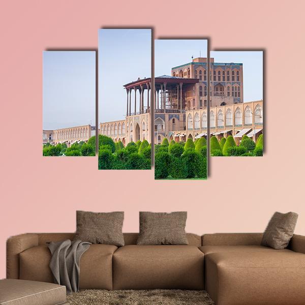 Aali Qapu Palace Canvas Wall Art-4 Pop-Gallery Wrap-50" x 32"-Tiaracle