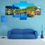 Moskenes Fishing Village Canvas Wall Art-3 Horizontal-Gallery Wrap-37" x 24"-Tiaracle
