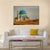 Mosque In Turkistan Canvas Wall Art-1 Piece-Gallery Wrap-48" x 32"-Tiaracle