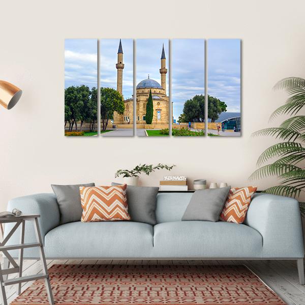 Mosque Of Martyrs Canvas Wall Art-5 Horizontal-Gallery Wrap-22" x 12"-Tiaracle