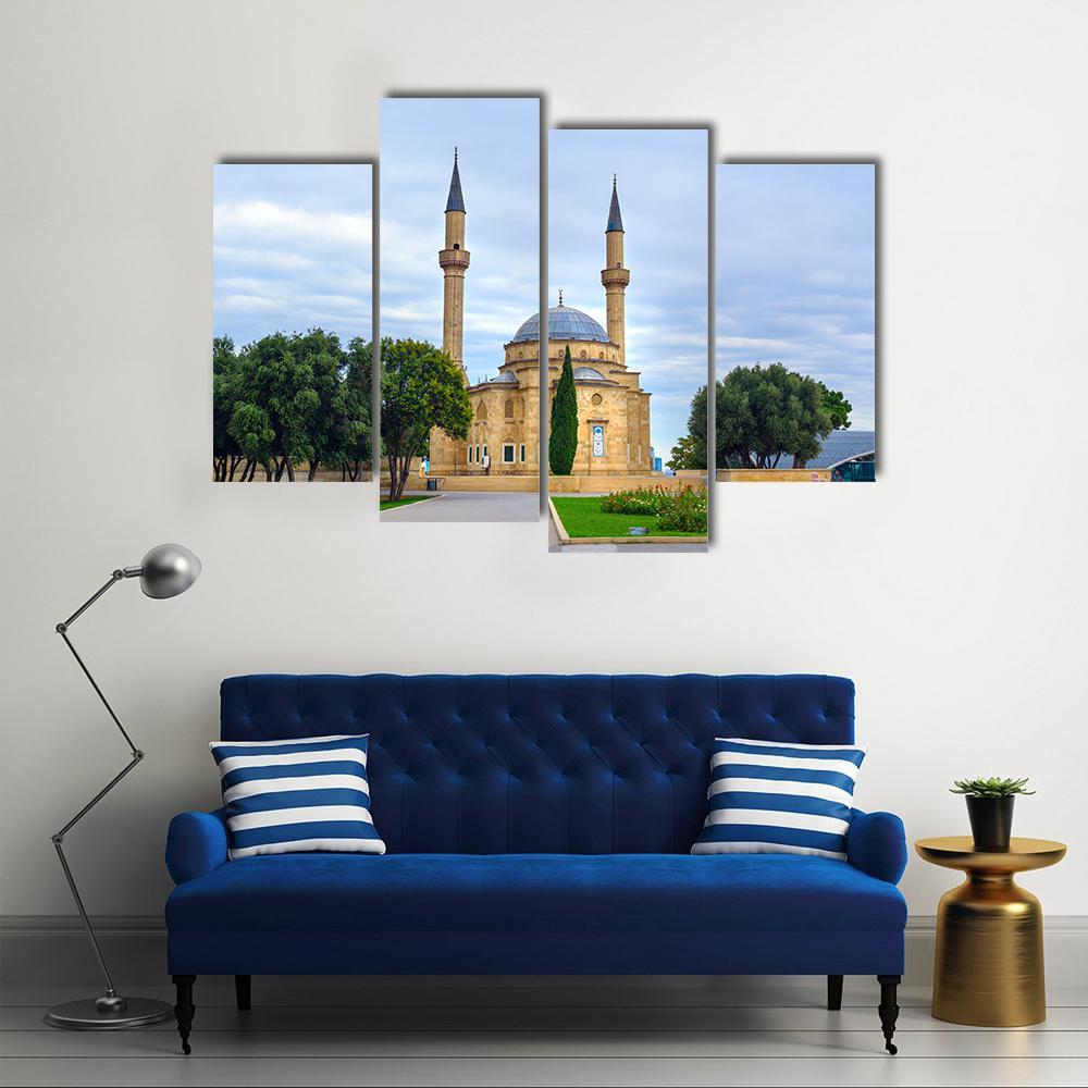Mosque Of Martyrs Canvas Wall Art-4 Pop-Gallery Wrap-50" x 32"-Tiaracle
