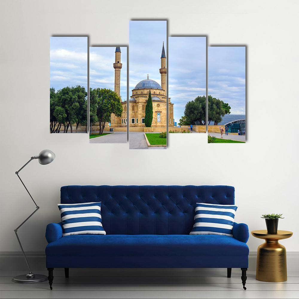 Mosque Of Martyrs Canvas Wall Art-5 Pop-Gallery Wrap-47" x 32"-Tiaracle