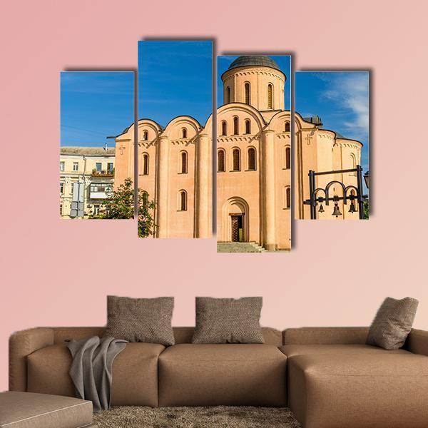 God Church In Kiev Canvas Wall Art-4 Pop-Gallery Wrap-50" x 32"-Tiaracle