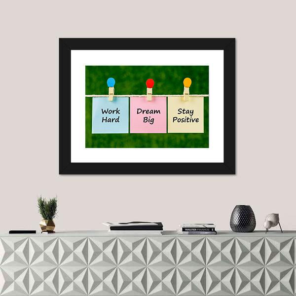 Motivational Quote Canvas Wall Art-1 Piece-Framed Print-20" x 16"-Tiaracle