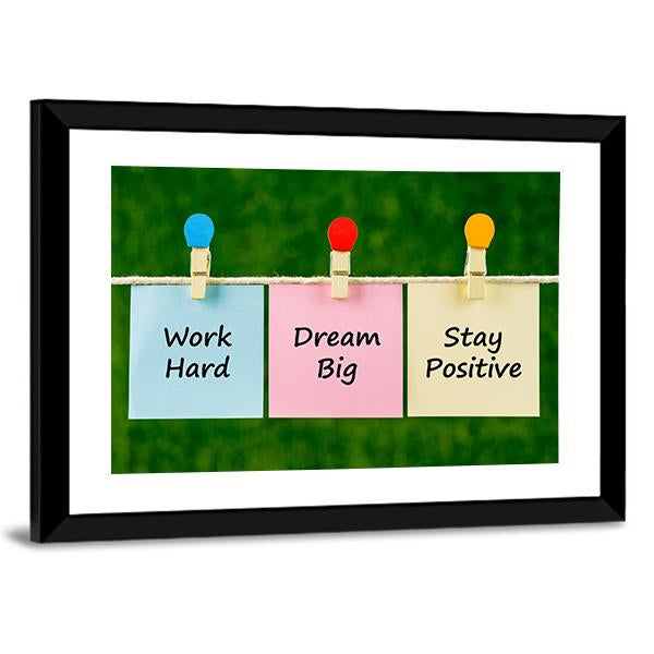 Motivational Quote Canvas Wall Art-5 Horizontal-Gallery Wrap-22" x 12"-Tiaracle