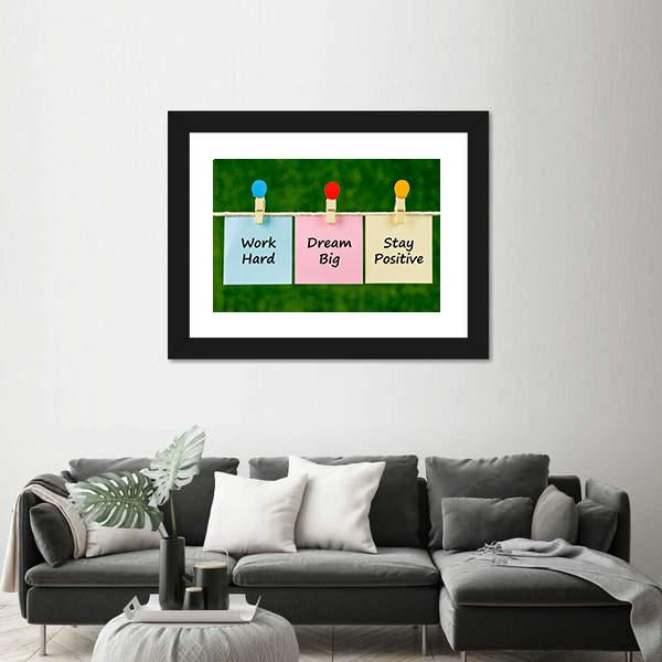 Motivational Quote Canvas Wall Art-3 Horizontal-Gallery Wrap-25" x 16"-Tiaracle