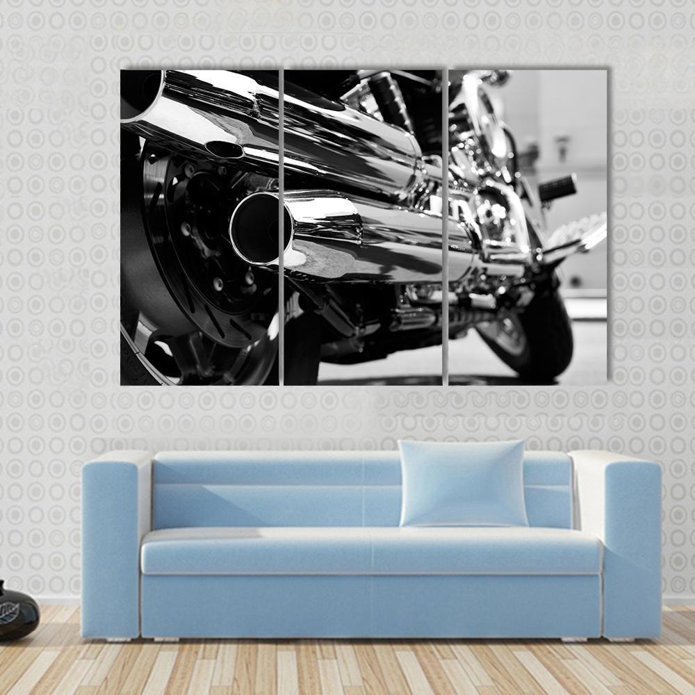 Motorcycle Canvas Wall Art-3 Horizontal-Gallery Wrap-37" x 24"-Tiaracle
