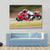 Motorcycle Race On Track Canvas Wall Art-5 Horizontal-Gallery Wrap-22" x 12"-Tiaracle