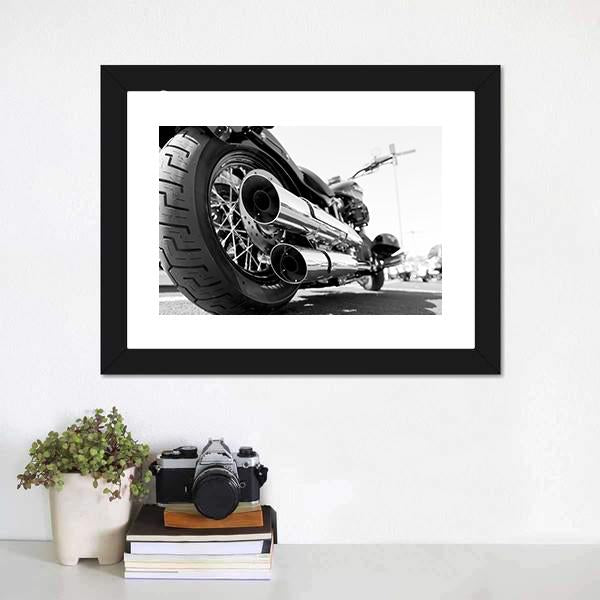 Motorcycle Rear Wheel Canvas Wall Art-3 Horizontal-Gallery Wrap-25" x 16"-Tiaracle