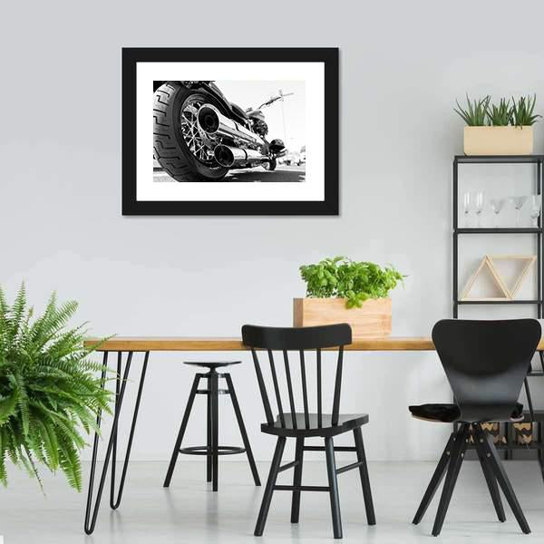 Motorcycle Rear Wheel Canvas Wall Art-3 Horizontal-Gallery Wrap-25" x 16"-Tiaracle