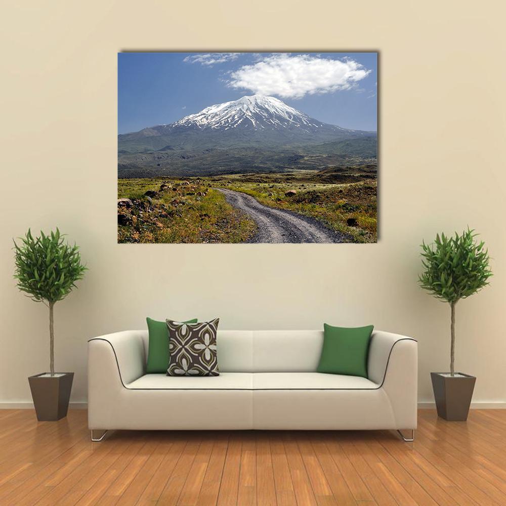 Mount Ararat Turkey Canvas Wall Art-1 Piece-Gallery Wrap-48" x 32"-Tiaracle