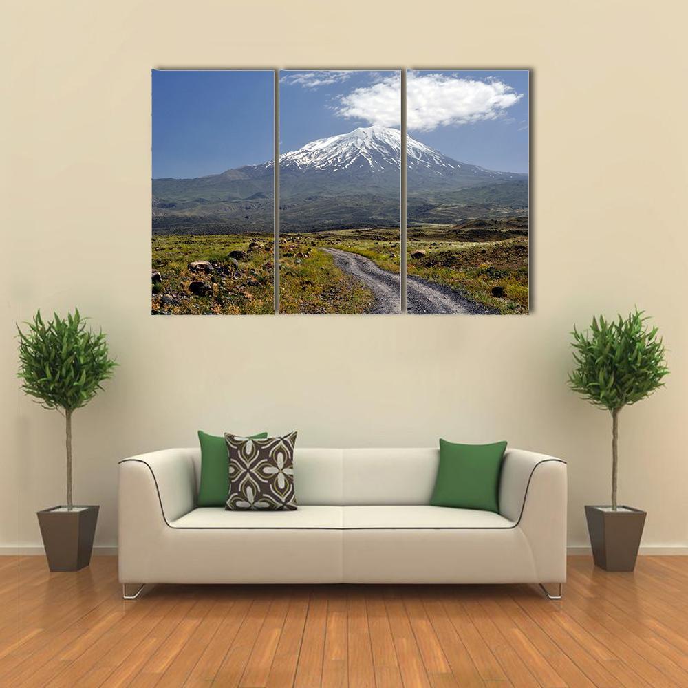 Mount Ararat Turkey Canvas Wall Art-3 Horizontal-Gallery Wrap-37" x 24"-Tiaracle