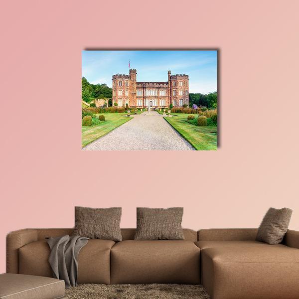 Mount Edgcumbe Canvas Wall Art-4 Horizontal-Gallery Wrap-34" x 24"-Tiaracle