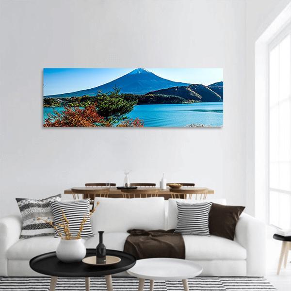 Mt Fuji Japan Panoramic Canvas Wall Art-1 Piece-36" x 12"-Tiaracle