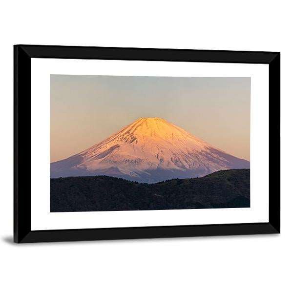 Mount Fuji Sunrise Canvas Wall Art-5 Horizontal-Gallery Wrap-22" x 12"-Tiaracle