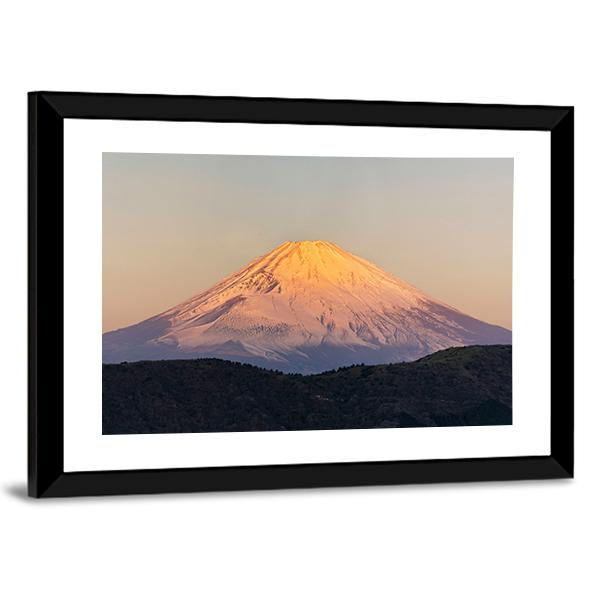 Mount Fuji Sunrise Canvas Wall Art-3 Horizontal-Gallery Wrap-25" x 16"-Tiaracle