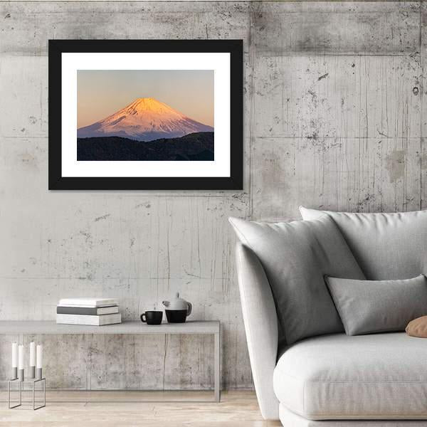 Mount Fuji Sunrise Canvas Wall Art-5 Horizontal-Gallery Wrap-22" x 12"-Tiaracle