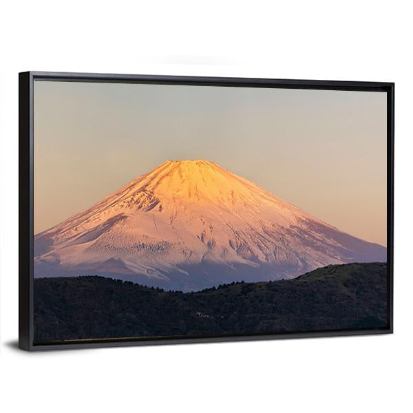 Mount Fuji Sunrise Canvas Wall Art-5 Horizontal-Gallery Wrap-22" x 12"-Tiaracle