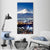 Mount Fuji From City Vertical Canvas Wall Art-3 Vertical-Gallery Wrap-12" x 25"-Tiaracle