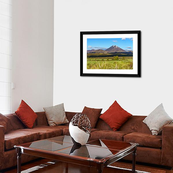 Mount Ngauruhoe Tongariro Canvas Wall Art-3 Horizontal-Gallery Wrap-25" x 16"-Tiaracle