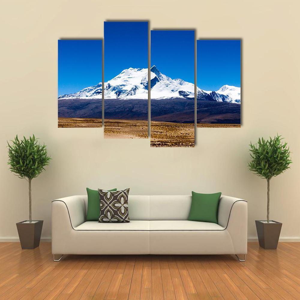 Mt Shishapangma China Canvas Wall Art-4 Pop-Gallery Wrap-34" x 20"-Tiaracle
