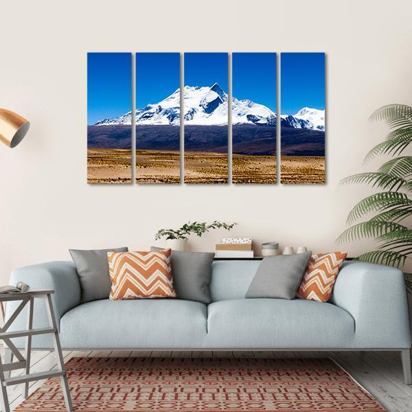Mt Shishapangma China Canvas Wall Art-5 Horizontal-Gallery Wrap-22" x 12"-Tiaracle