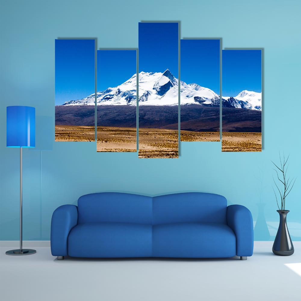 Mt Shishapangma China Canvas Wall Art-5 Pop-Gallery Wrap-32" x 21"-Tiaracle