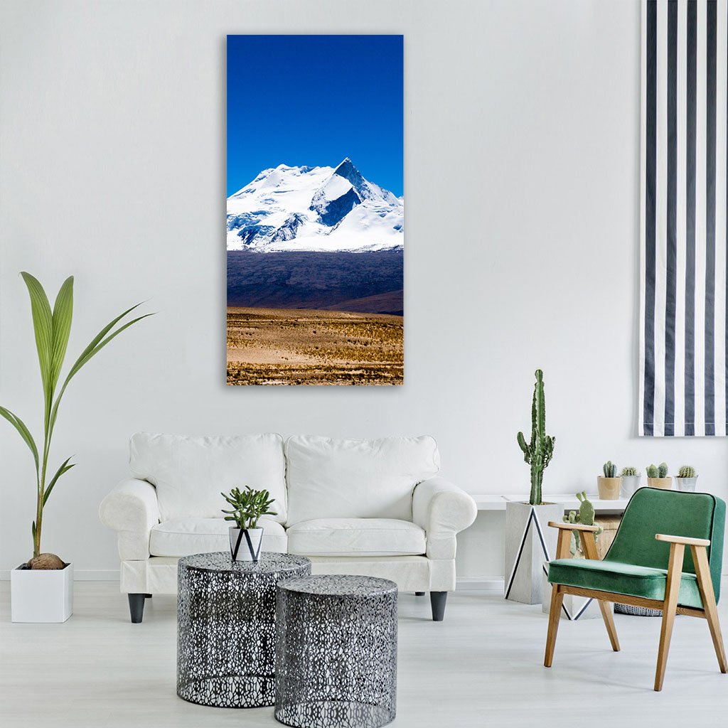 Mt Shishapangma China Vertical Canvas Wall Art-1 Vertical-Gallery Wrap-12" x 24"-Tiaracle