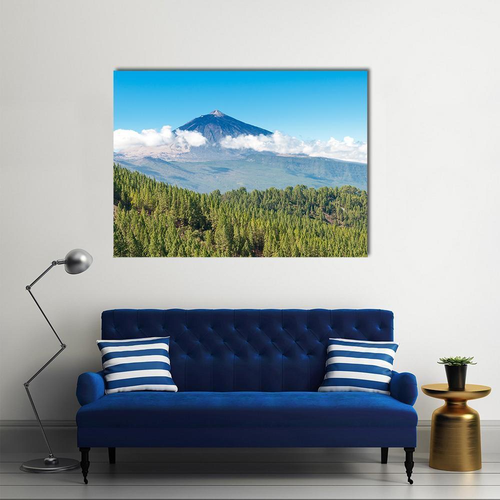 Mount Teide Canvas Wall Art-1 Piece-Gallery Wrap-48" x 32"-Tiaracle