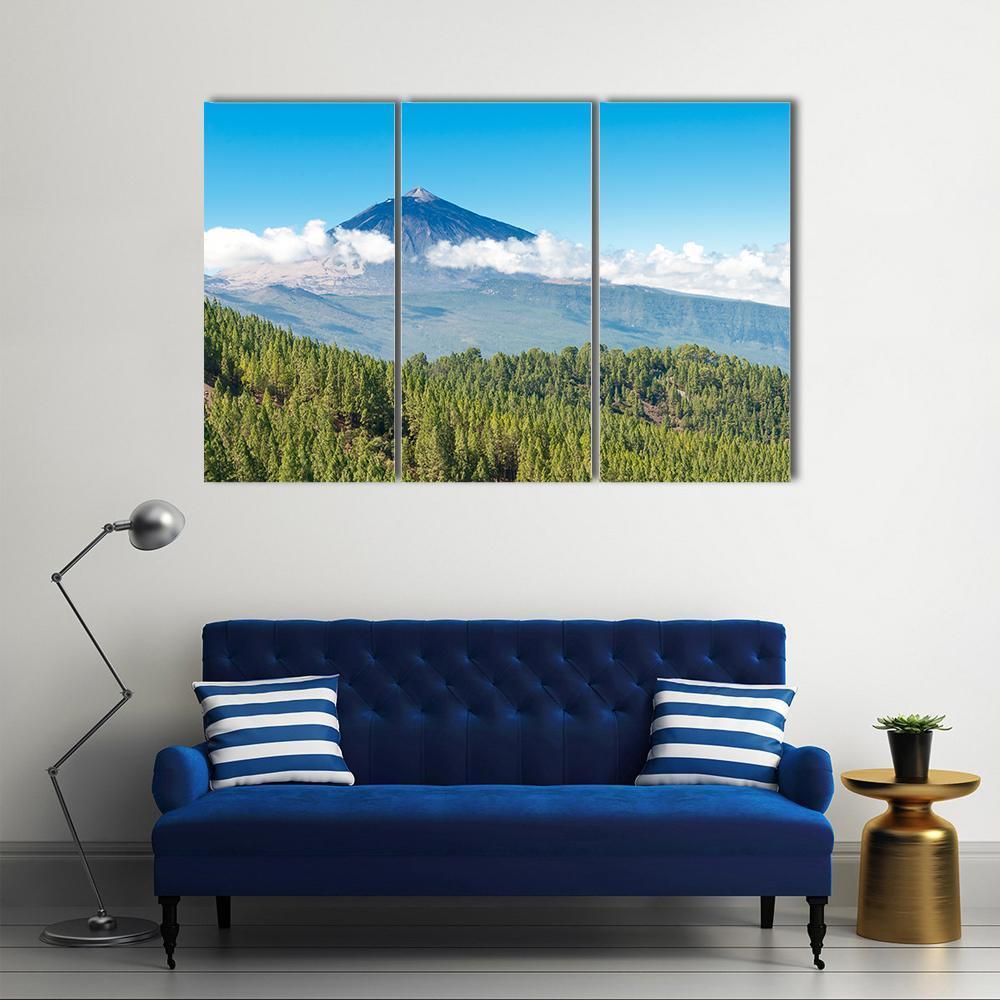 Mount Teide Canvas Wall Art-3 Horizontal-Gallery Wrap-37" x 24"-Tiaracle