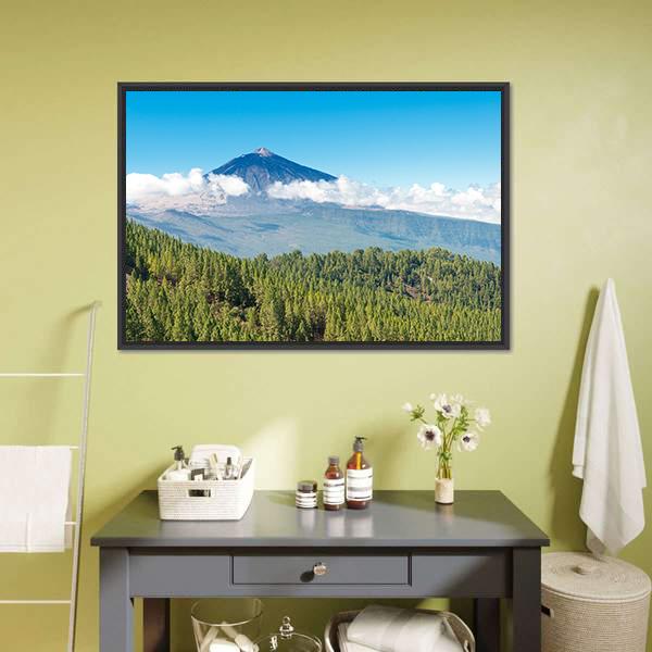 Mount Teide Canvas Wall Art-3 Horizontal-Gallery Wrap-25" x 16"-Tiaracle